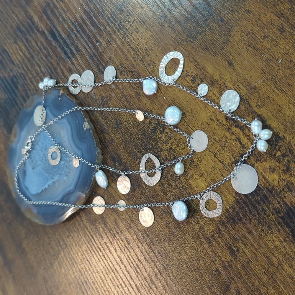 Silpada Sterling Silver Freshwater Pearl of a Girl Necklace